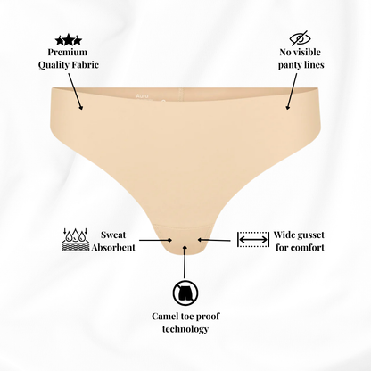 Belmirae™ - Seamless Anti-Camel Toe Thong